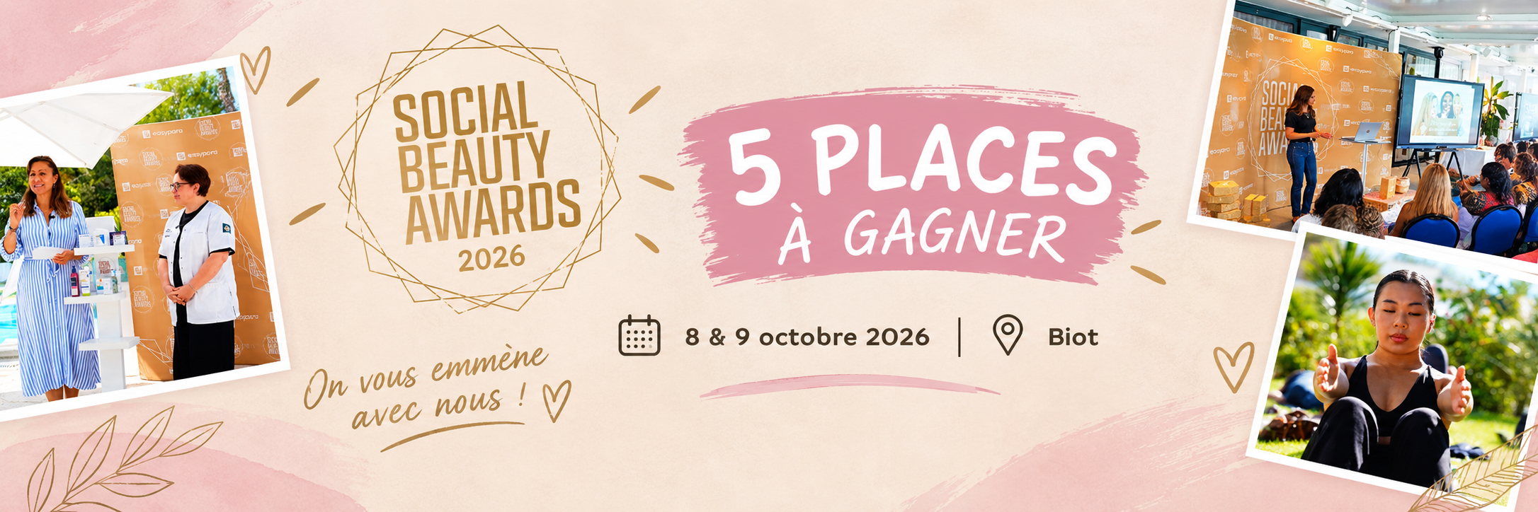 GAGNEZ VOTRE PLACE POUR LES SOCIAL BEAUTY AWARDS 2026 ! ✨ | Communauté Ma Communaute…